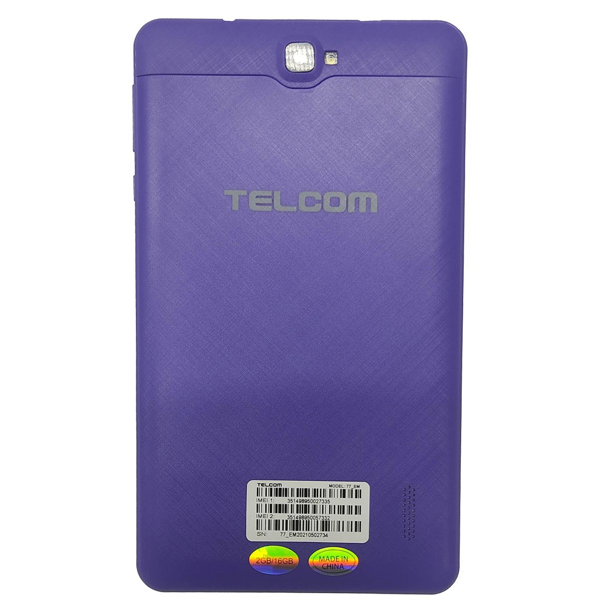 MASTERTECH - TABLET TELCOM 7 3G 77EM TECLADO INALAMBRICO 16GB ANDROID 11- MORADO