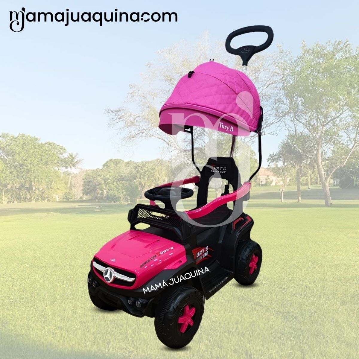 MERCEDES BENZ - Correpasillo Guiador Mercedes Benz «TURY B» Pink