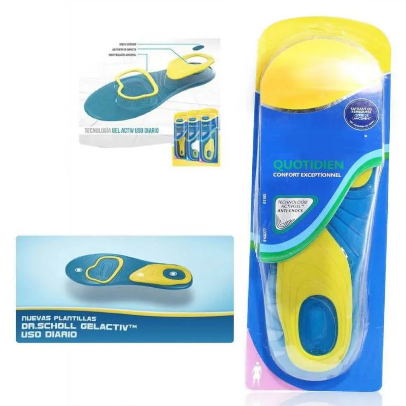 GENERICO - Plantilla para Pie Antideslizante con Gel Absorbe Impacto