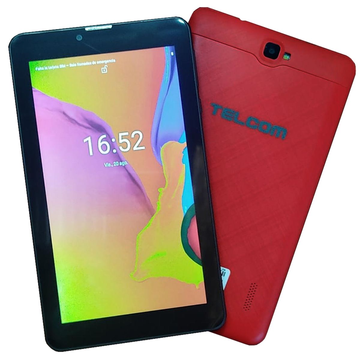 MASTERTECH - TABLET TELCOM 7 3G 77EM TECLADO INALAMBRICO 16GB ANDROID 11- ROJO
