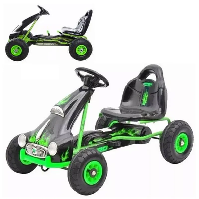 GENERICO - Go Kart Carro A Pedal Chachicar Verde Llantas Inflables