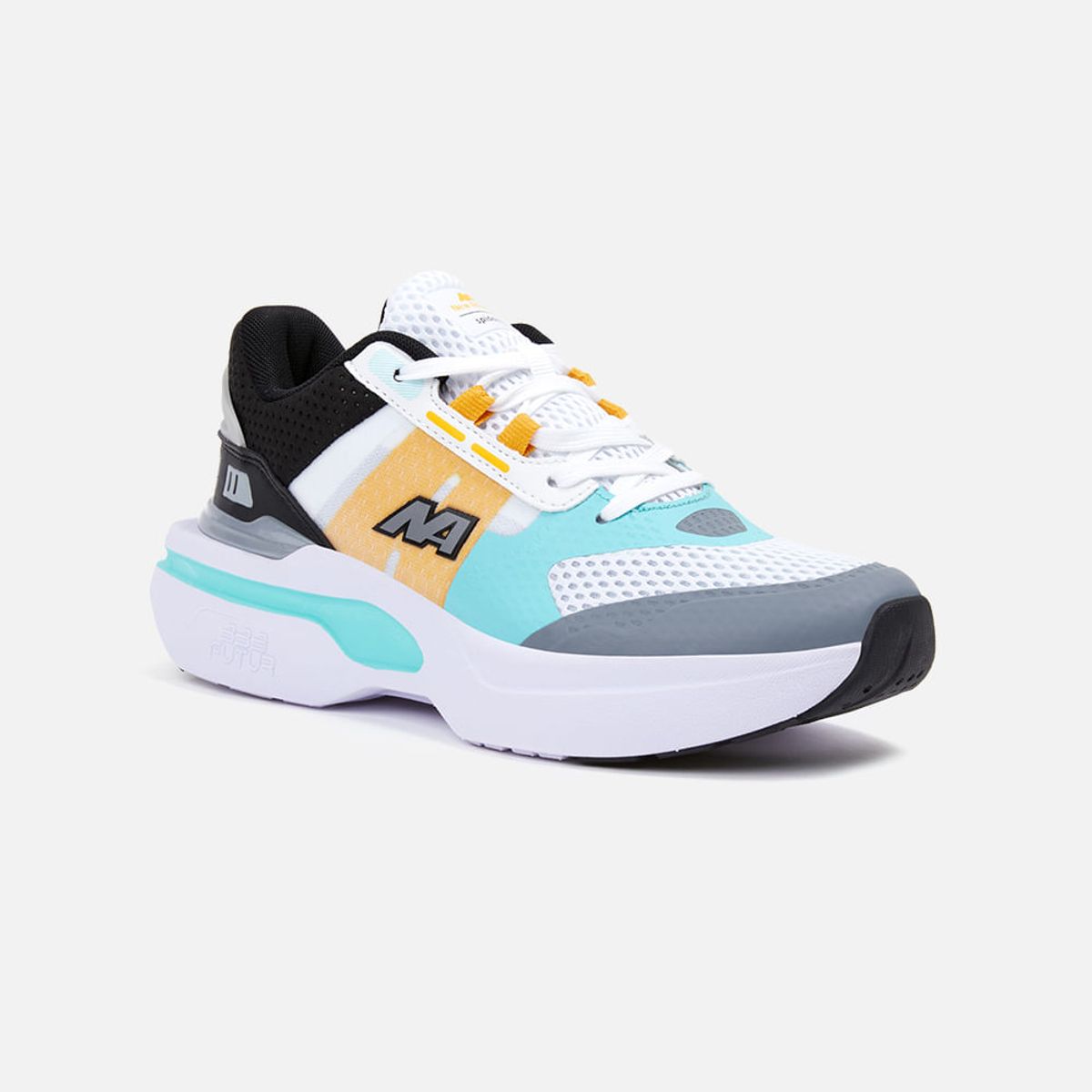 NEW ATHLETIC - ZAPATILLAS NEW ATHLETIC LIFESTYLE FUTUR42 BLANCO CON VERDE JADE PARA MUJER