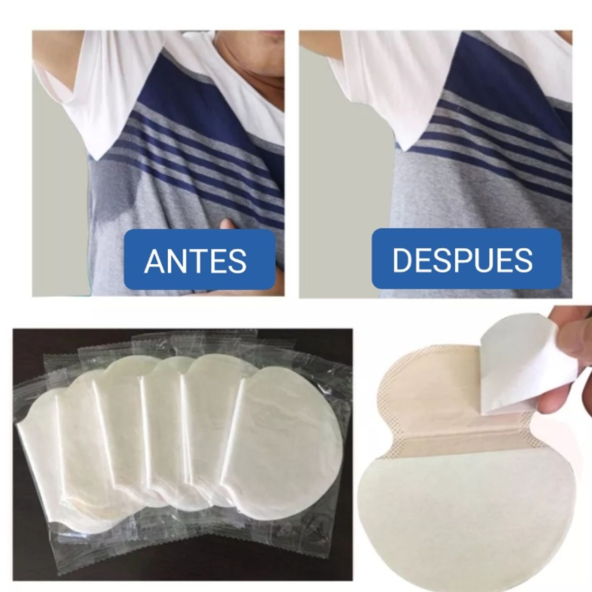 GENERICO - Protector Para Sudor De Axilas Anti Manchas 20 Unidades