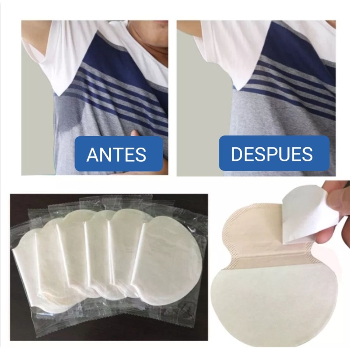 GENERICO - Protector Para Sudor De Axilas Anti Manchas 20 Unidades