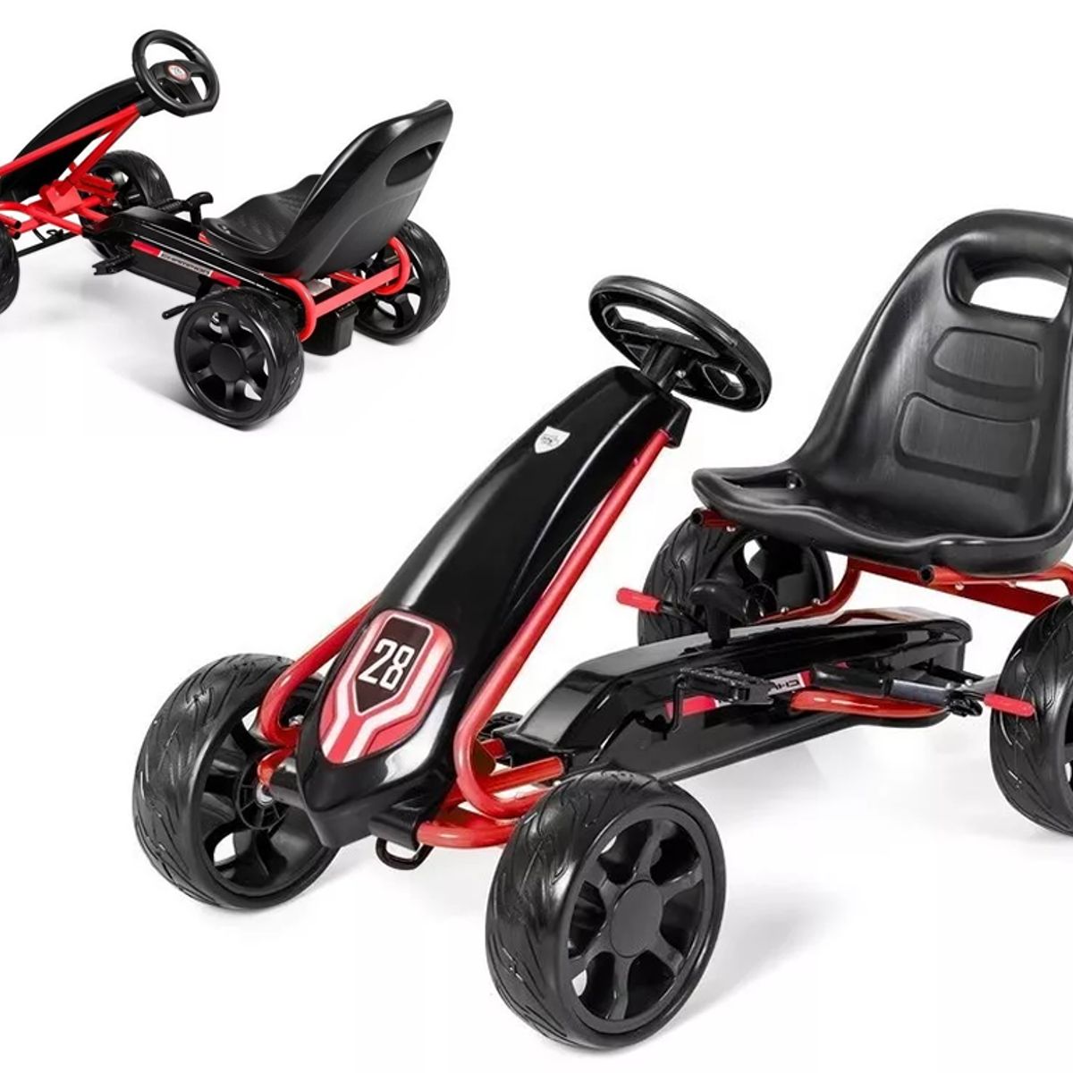 GENERICO - Go Kart Carro A Pedal Chachicar Llantas Inflables