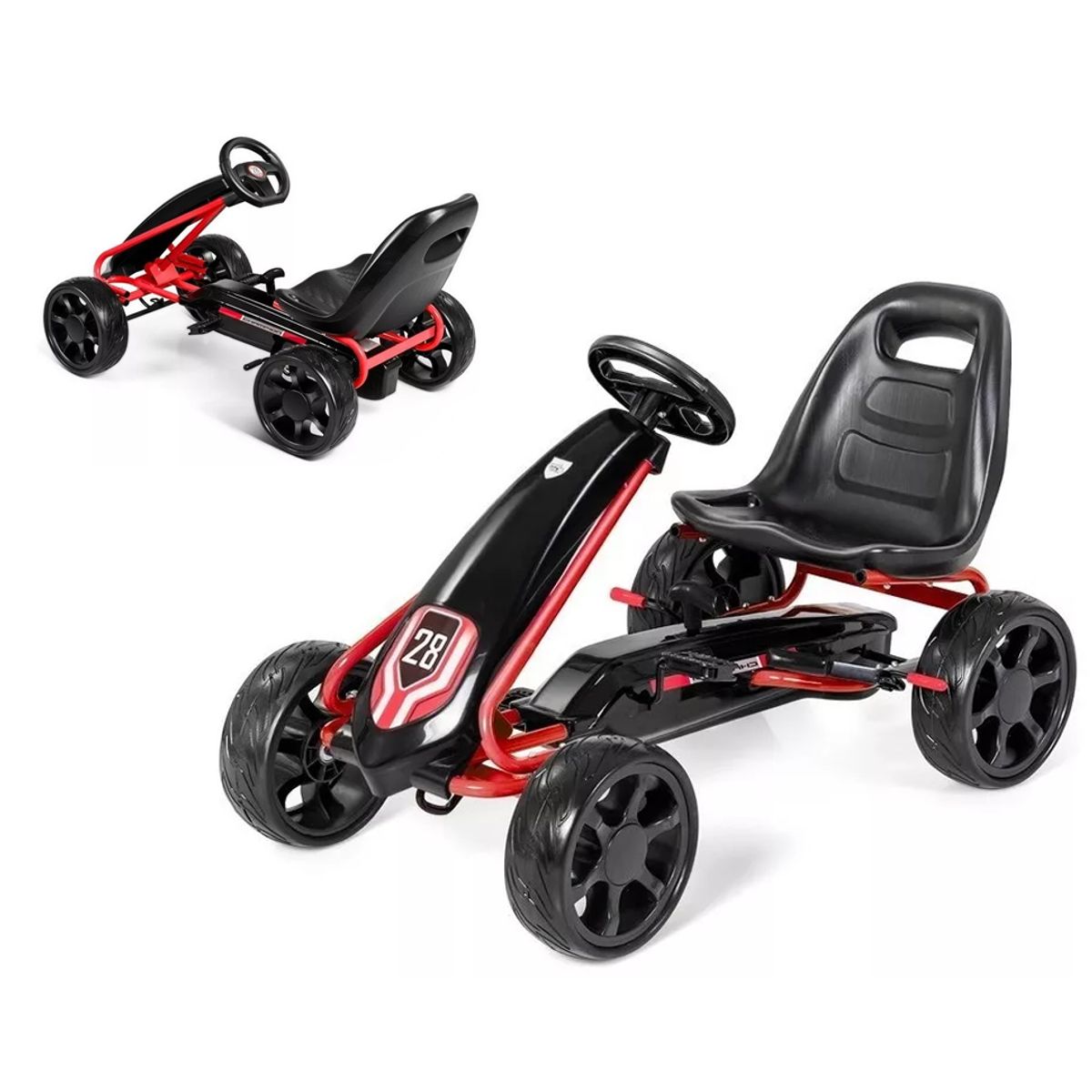 GENERICO - Go Kart Carro A Pedal Chachicar Llantas Inflables