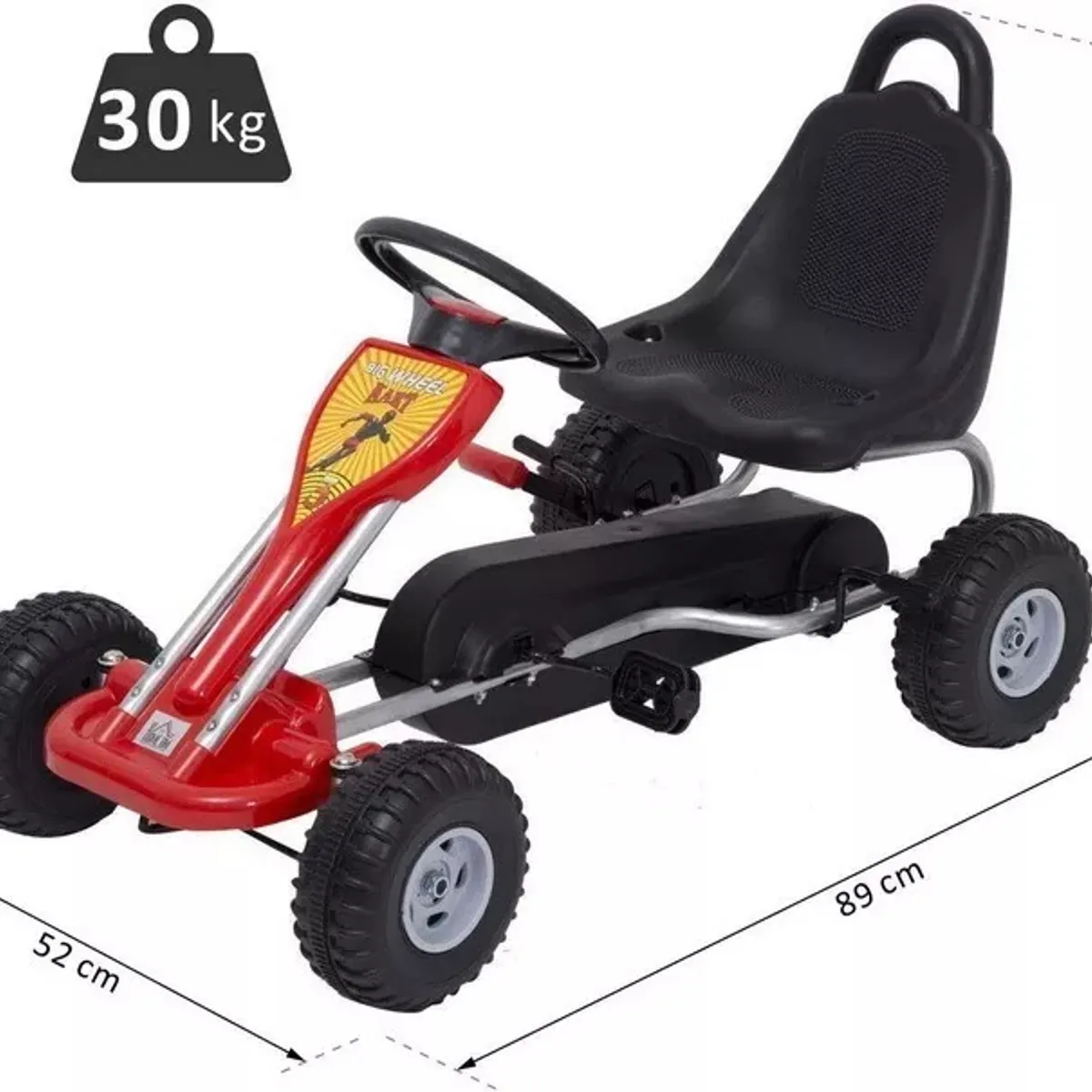 GENERICO - Chachicar Go Kart Rojo Modelo Exclusivo