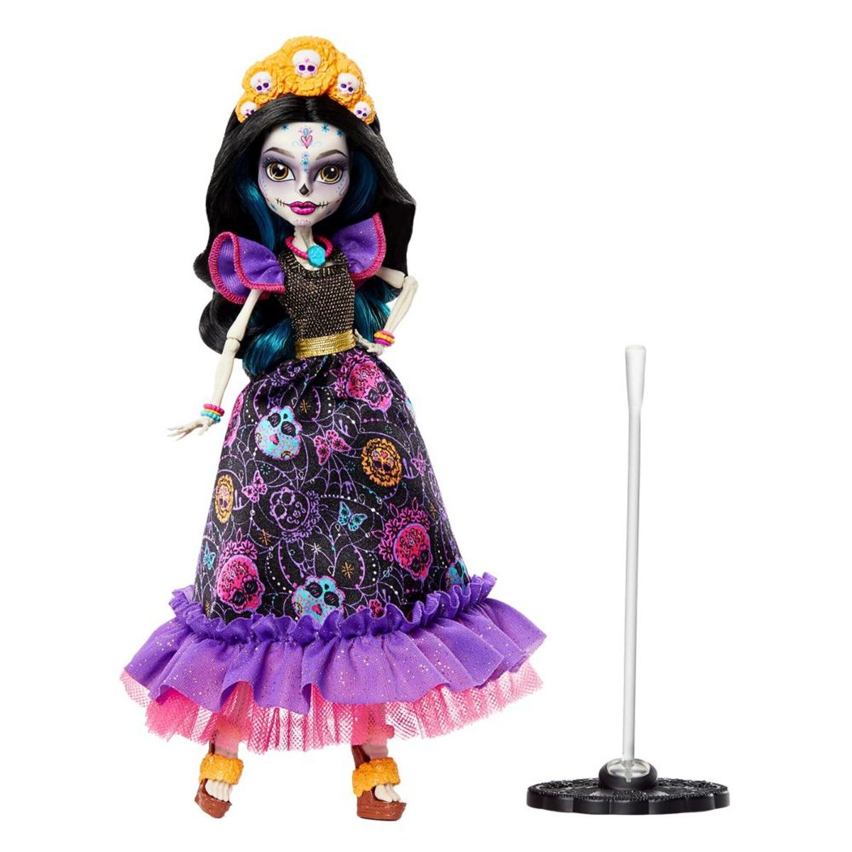 MONSTER HIGH - Muñeca Monster High Howliday Día De Muertos Skelita Calaveras
