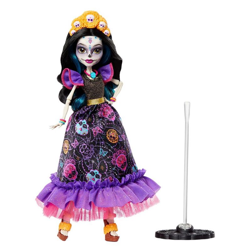 MONSTER HIGH - Muñeca Monster High Howliday Día De Muertos Skelita Calaveras