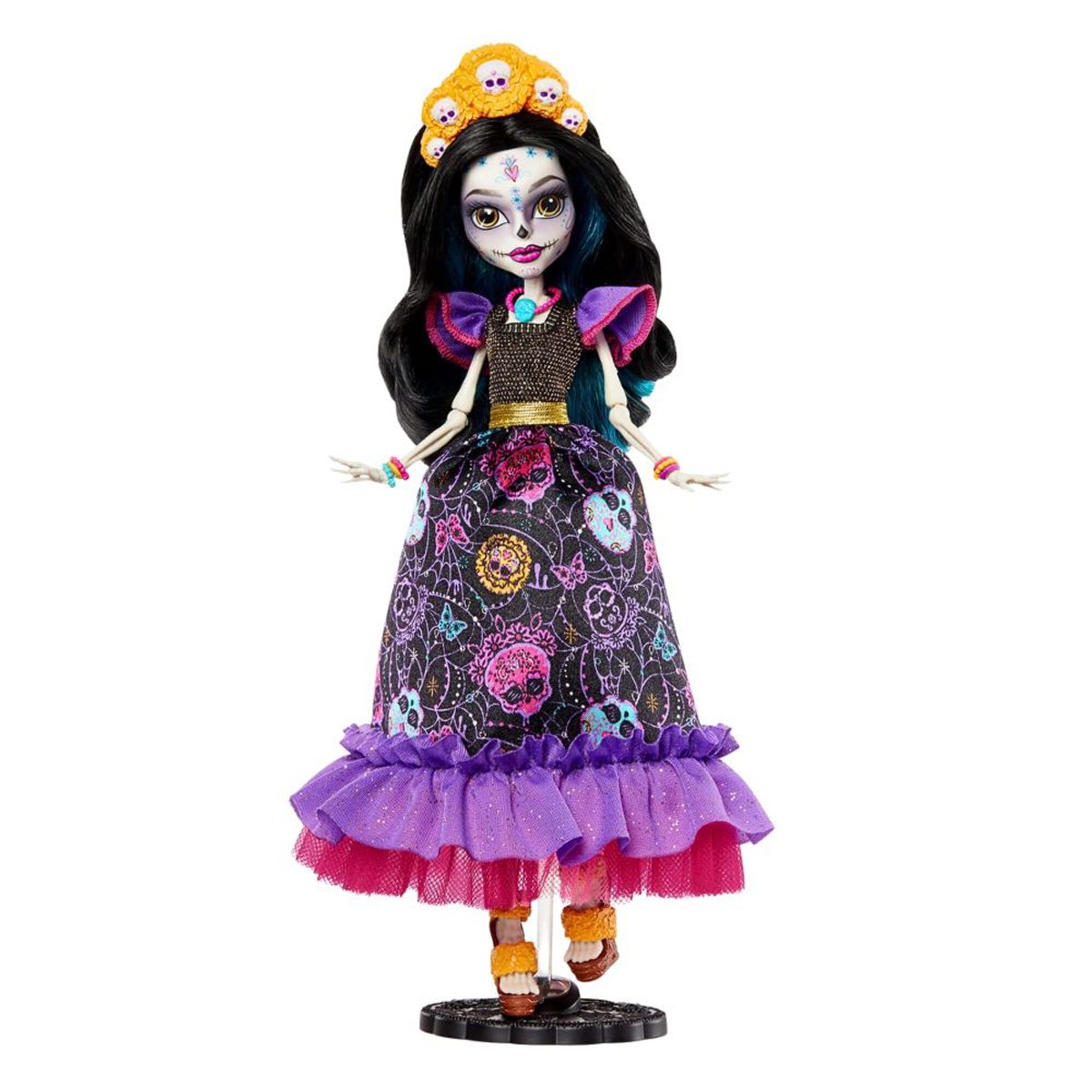 MONSTER HIGH - Muñeca Monster High Howliday Día De Muertos Skelita Calaveras