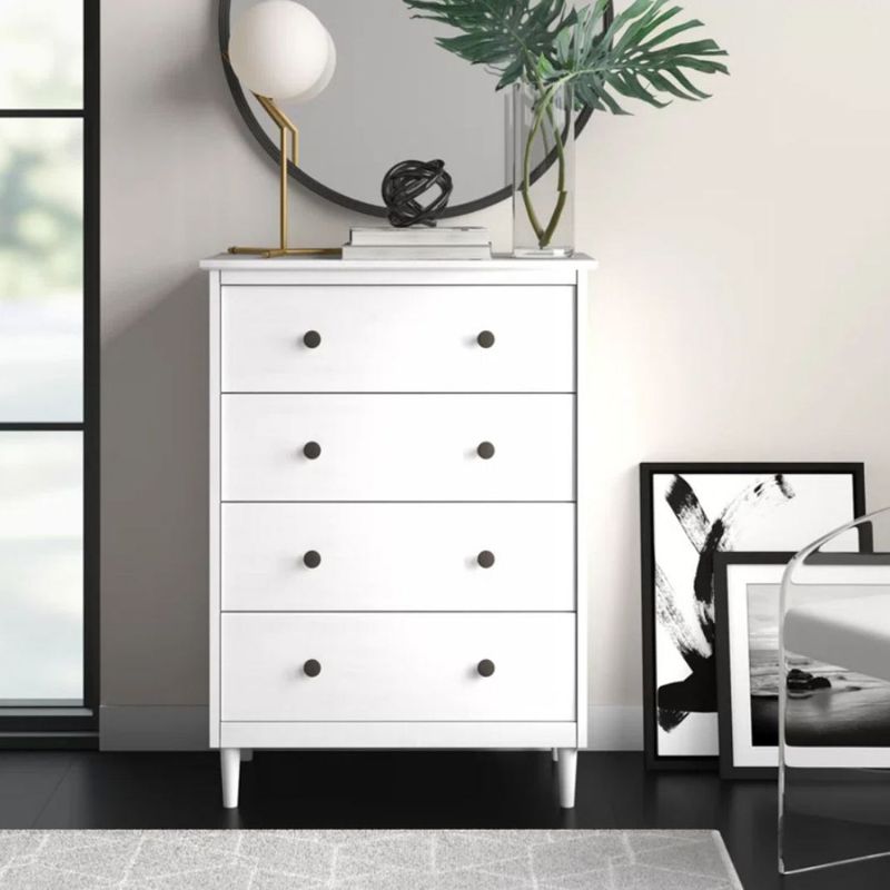 VENTITAS HOME - Cómoda Denia 4 Cajones Ventitas Home Blanco