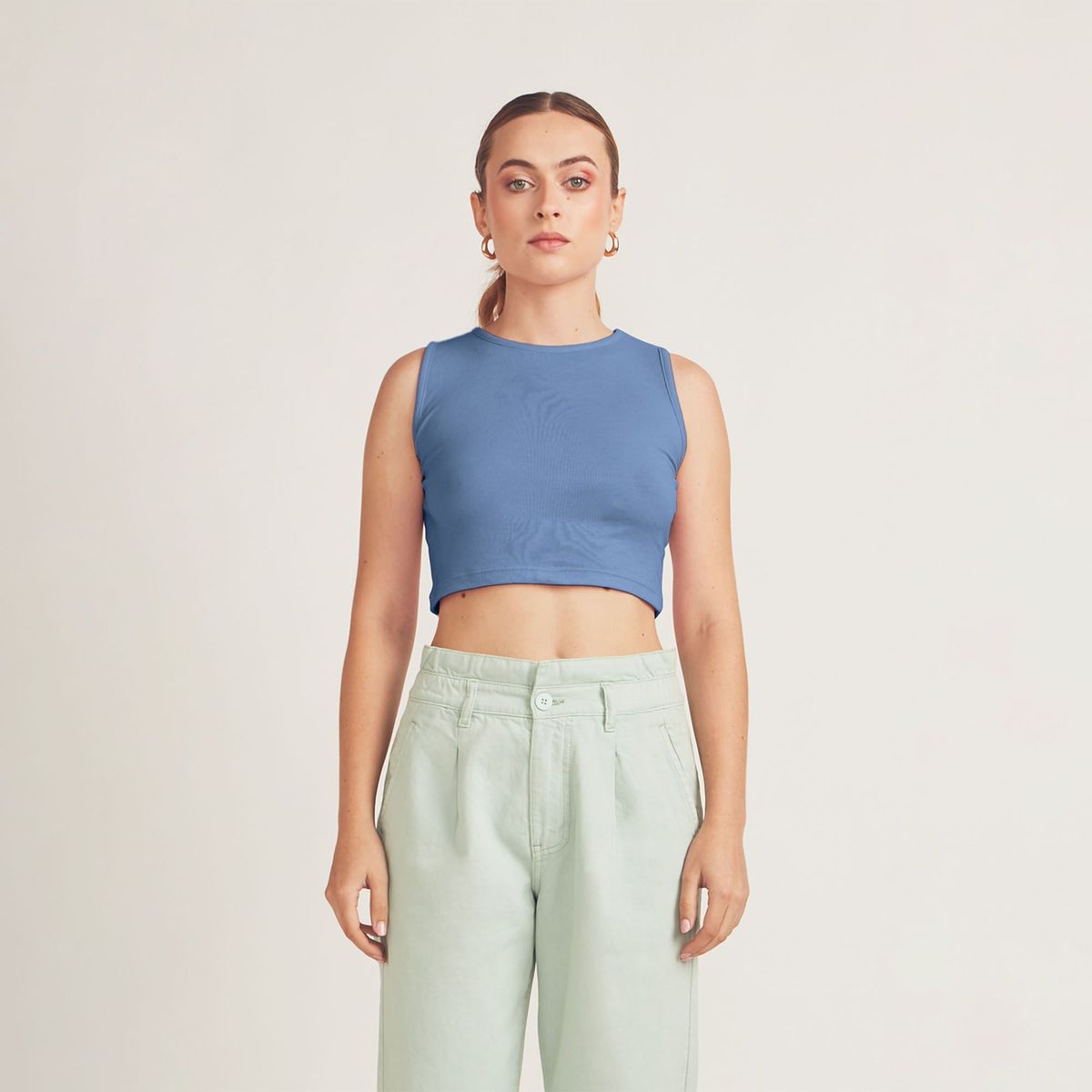 COTTON'S JEANS - Top Manga Cero Cottons Jeans Karo