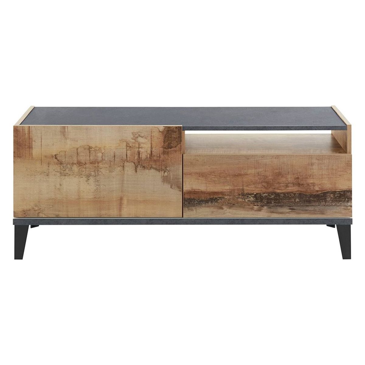 GENERICO - Centro De Entretenimiento Armado Leeds Bicolor Oscuro - Gaudi