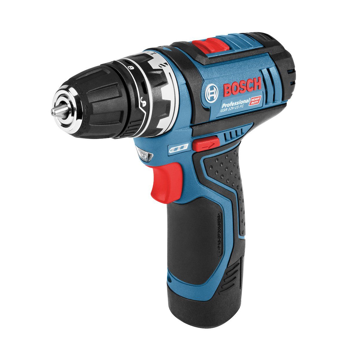 BOSCH - Taladro Atornillador 12V GSR 12V-15 FC + 2 Baterías + Maletín Bosch