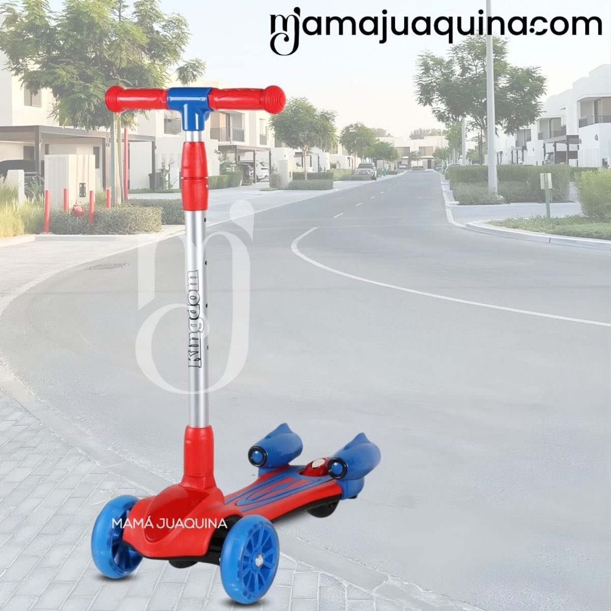 KINGDOM - Scooter para Niños Efecto Bota Humo «KINGDOM I» Red