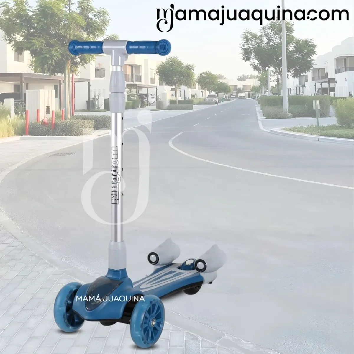 KINGDOM - Scooter para Niños Efecto Bota Humo «KINGDOM I» Blue