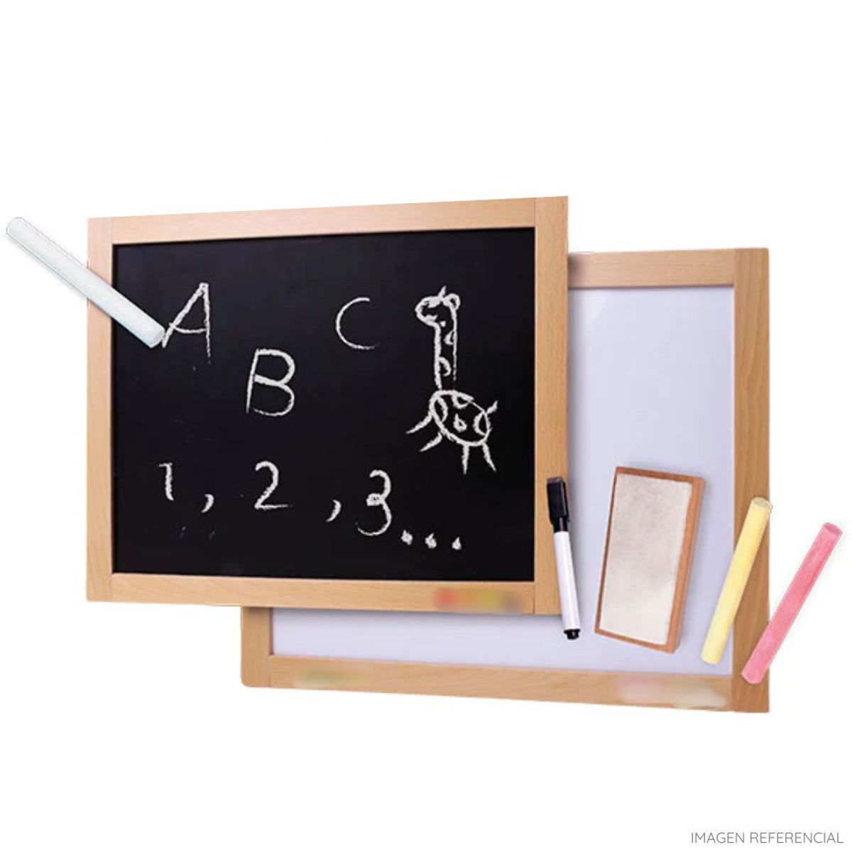 INSPIRA MARKET - Pizarra doble cara acrílico  40 x 30