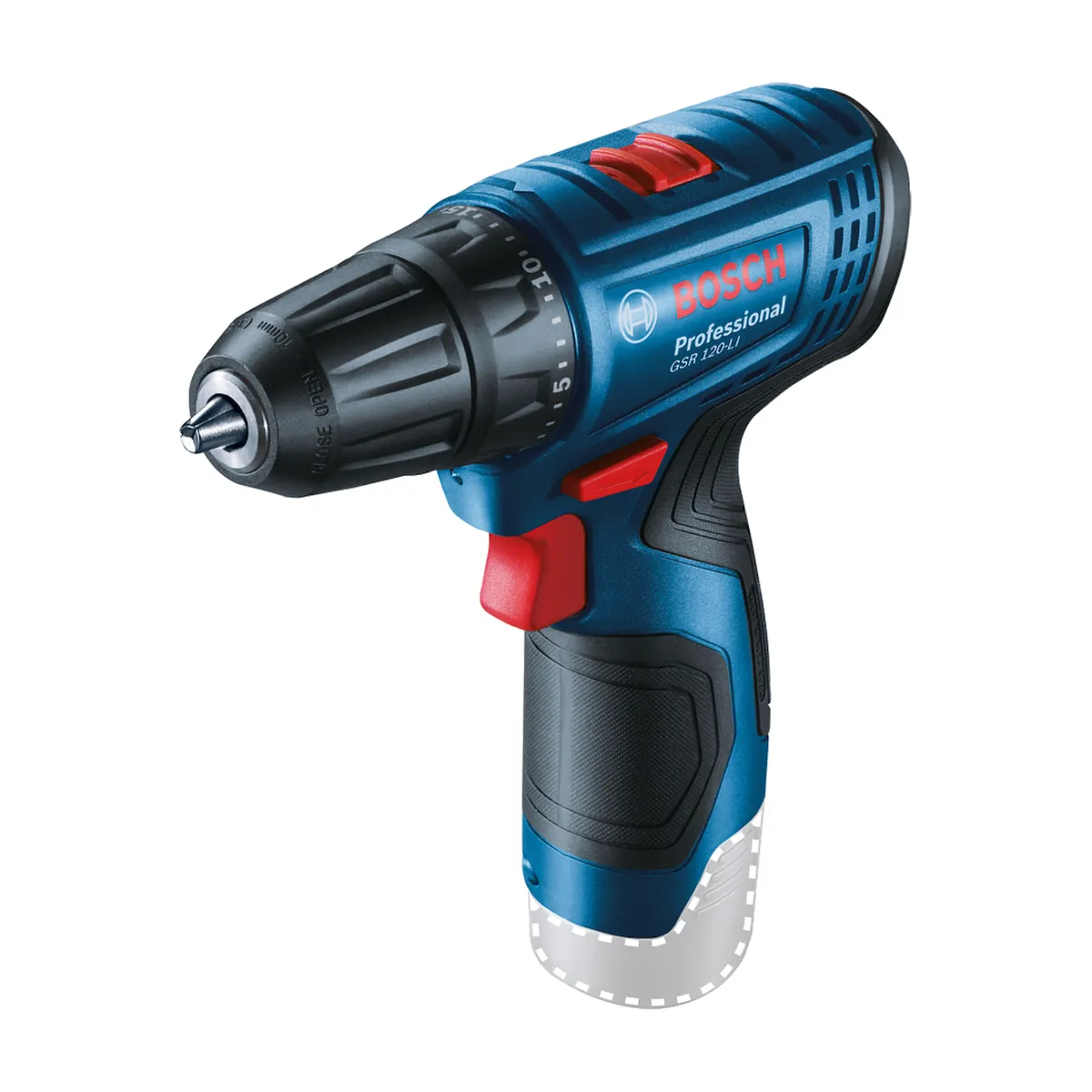 BOSCH - Taladro Atornillador Bosch Profesional 12v GSR 120-LI Sin Bateria