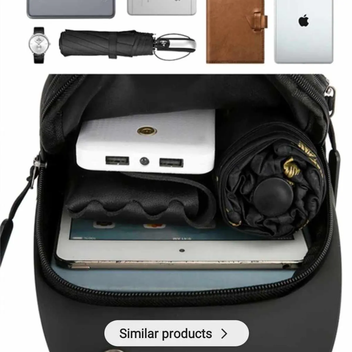 GENERICO - Morral Mochila Fashion 2024 Pechera de Hombre para Celular Billetera