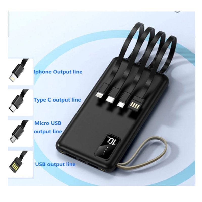 GENERICO - Cargador Portátil Buytiti PL-18 4 EN 1 de 20000 Amperios