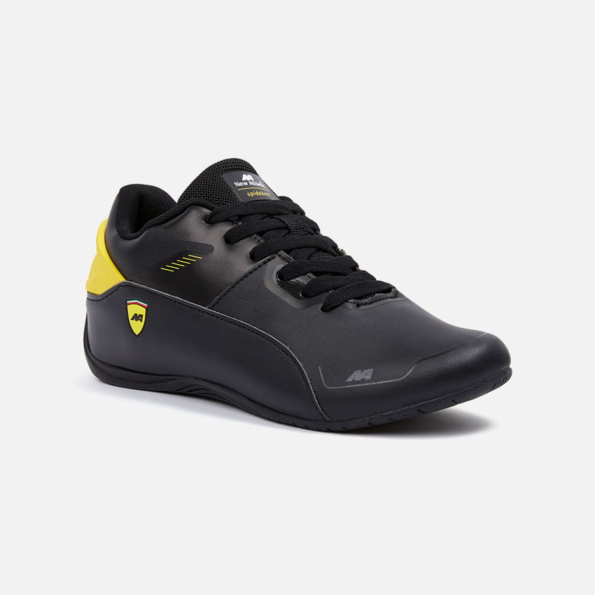 NEW ATHLETIC - ZAPATILLAS NEW ATHLETIC CASUAL DAUSCOLE01 NEGRO CON AMARILLO PARA MUJER