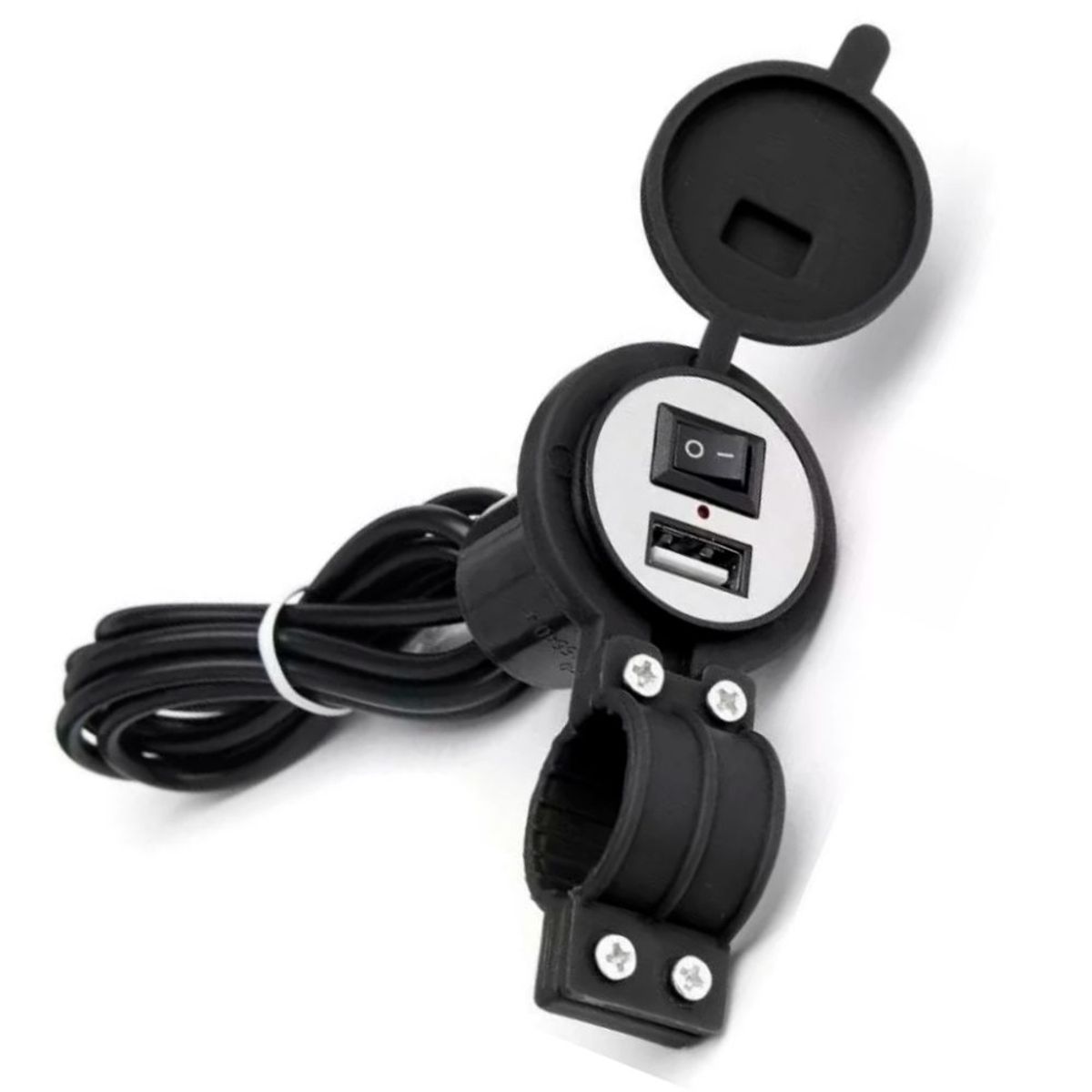 GENERICO - Cargador USB Moto Motocicleta Soporte Impermeable Telefono