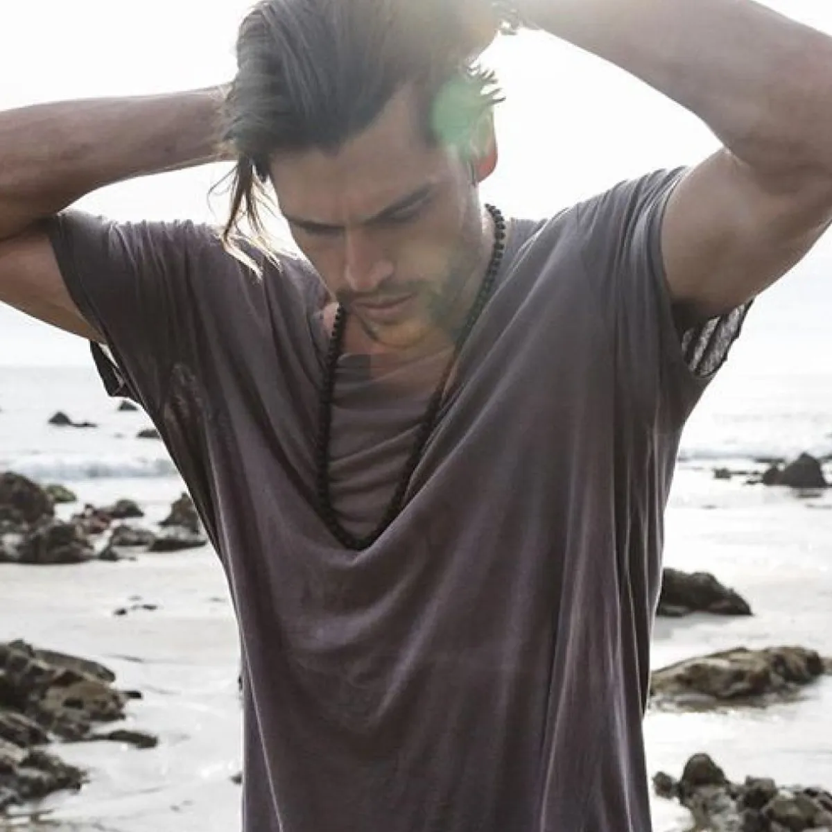 WATTACA - Collar Essential Masculino Onix Mate para hombre - Joyas Wattaca