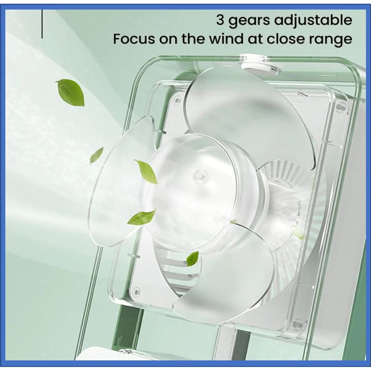 GENERICO - ventilador y humidificador portatil color verde