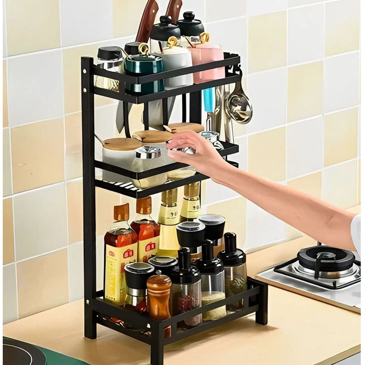 GENERICO - Organizador de condimentos 3 niveles