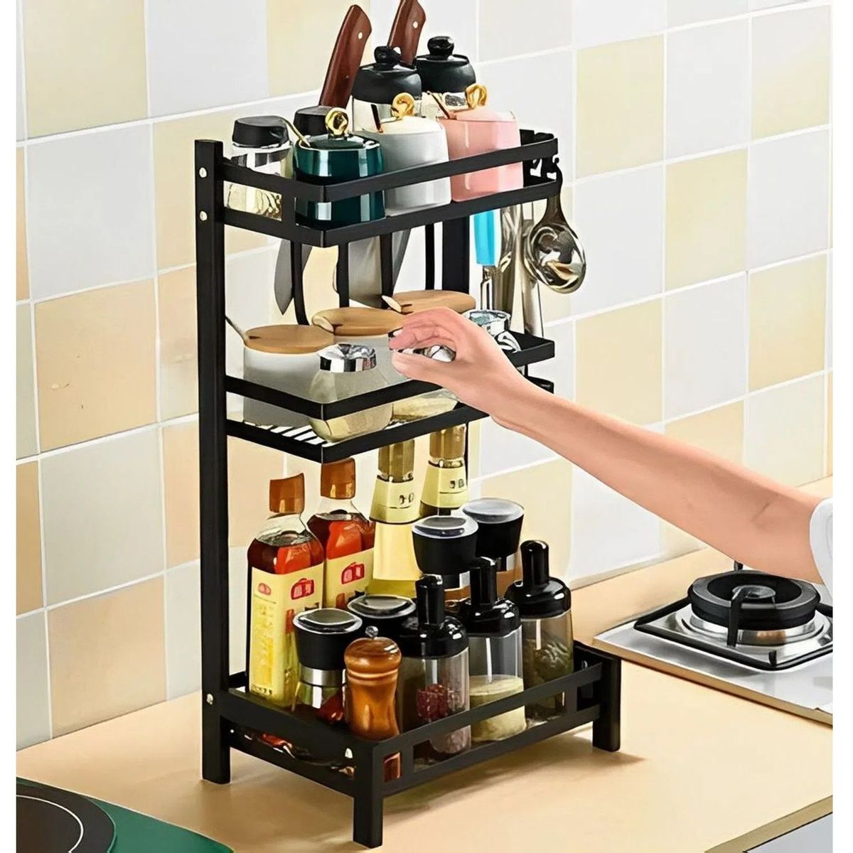 GENERICO - Organizador de condimentos 3 niveles