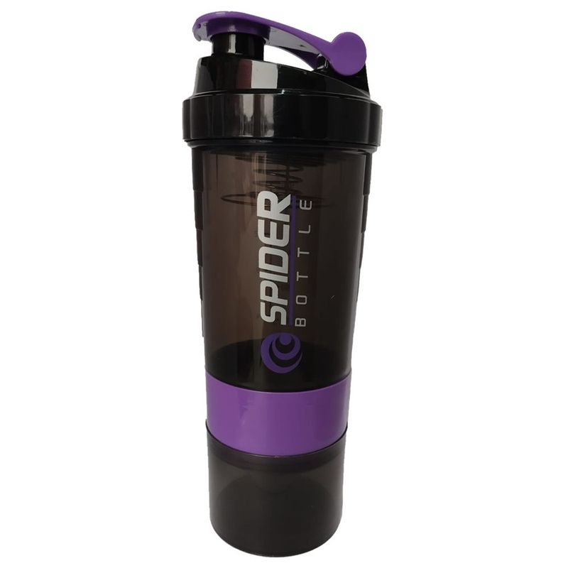 REAL FITNESS PERU - Tomatodo Shaker Smart 3 Cuerpos 500ml Color Morado