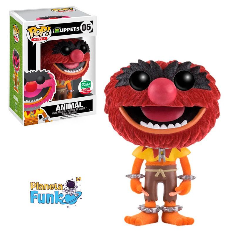 FUNKO - MUPPETS ANIMAL FLOCKED FUNKO POP 05