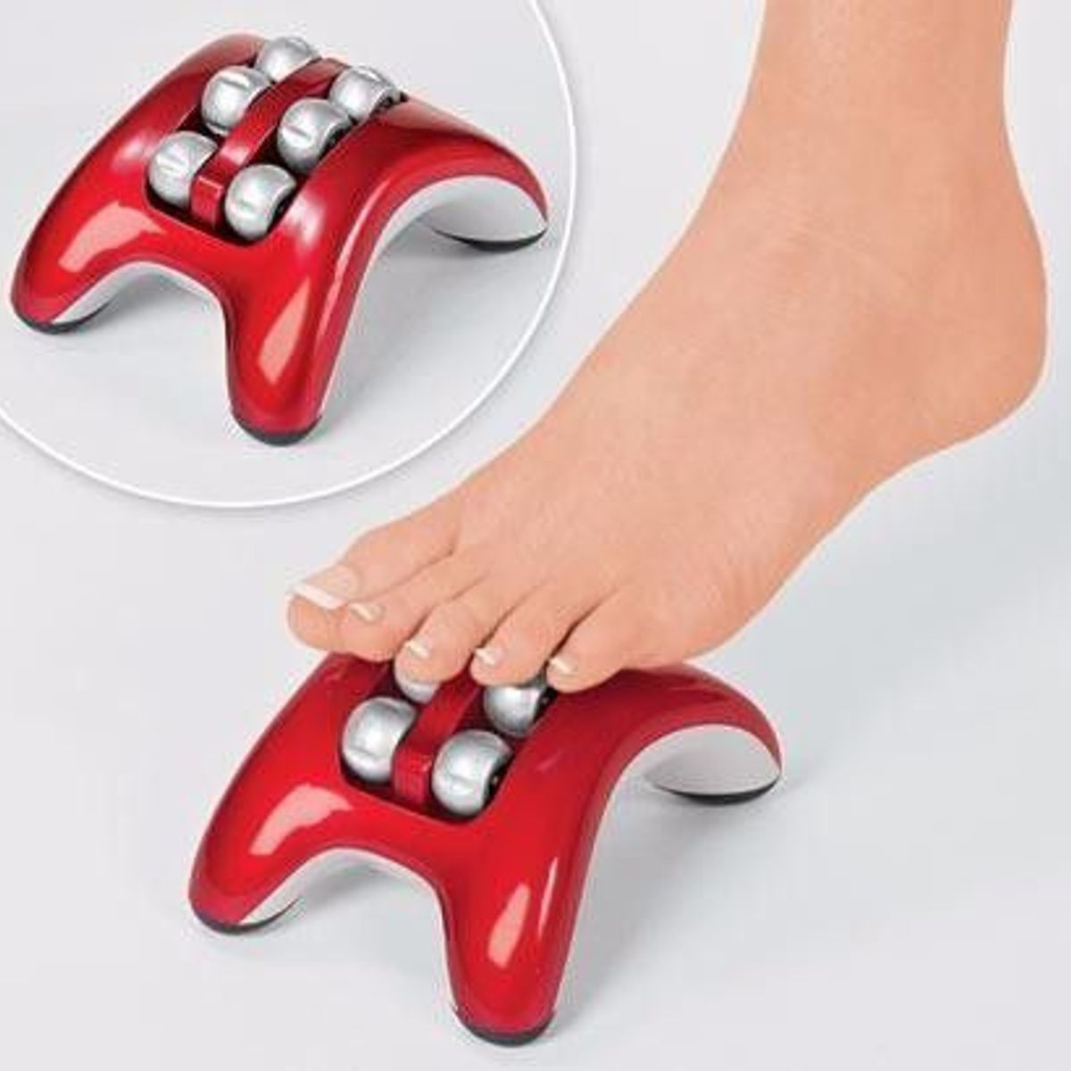 GENERICO - Masajeador de Pies con Vibracion Usb o Pilas