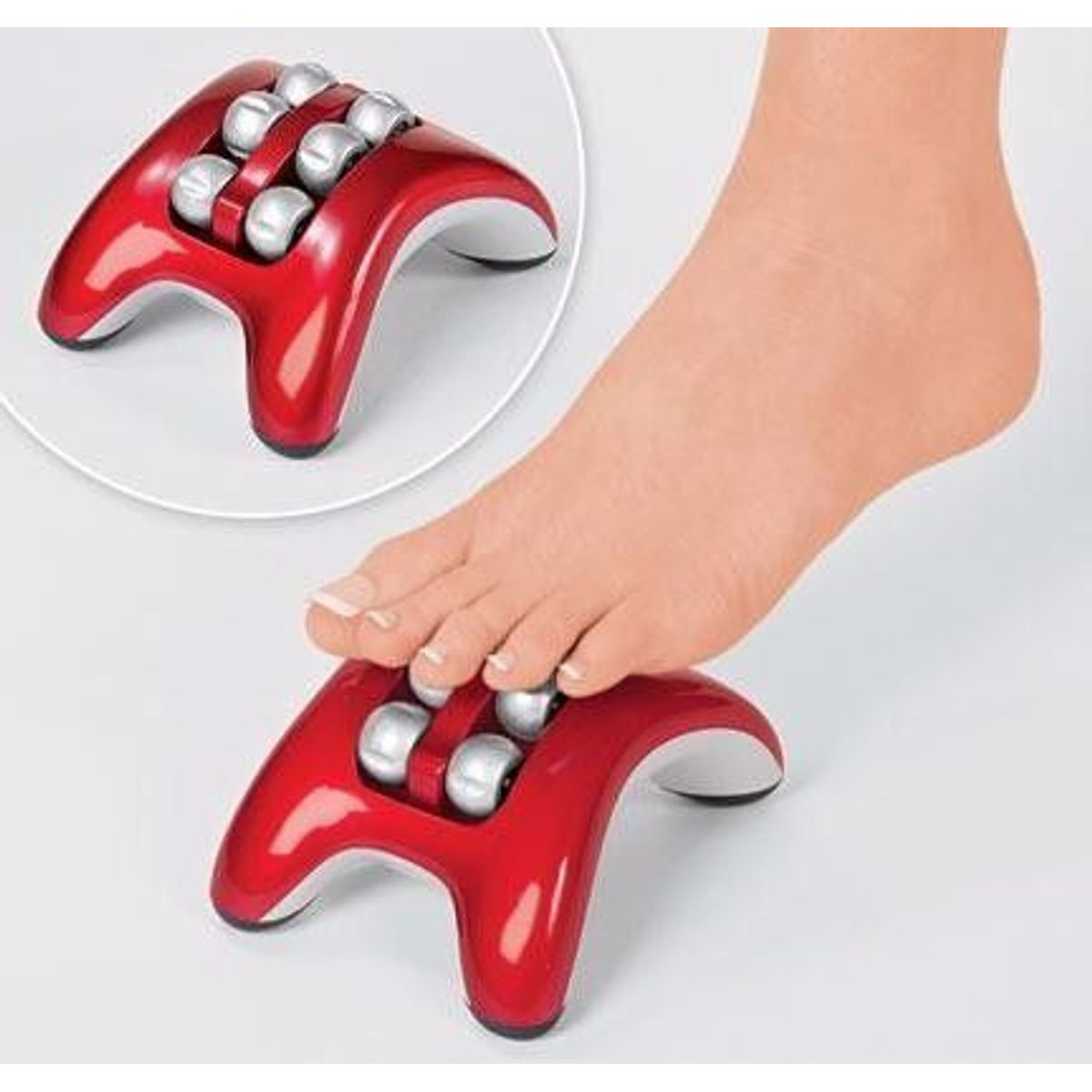 GENERICO - Masajeador de Pies con Vibracion Usb o Pilas