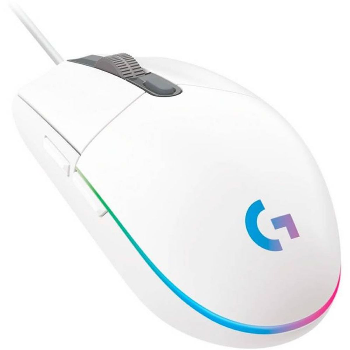 LOGITECH - Mouse Logitech G203 Lightsync RGB Blanco