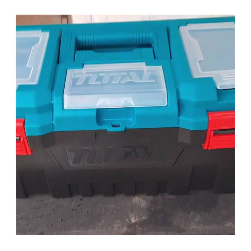 TOTAL TOOLS - CAJA ORGANIZADORA PORTA HERRAMIENTA PLASTICA 20 PULG TOTAL