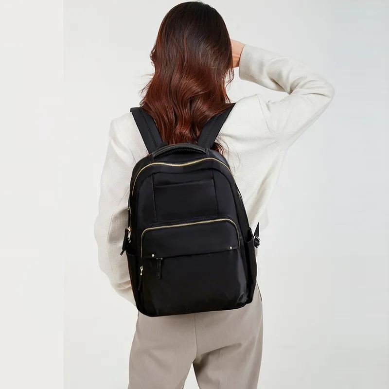 OEM - Mochila Génova con portalaptop hasta 14 - Negro