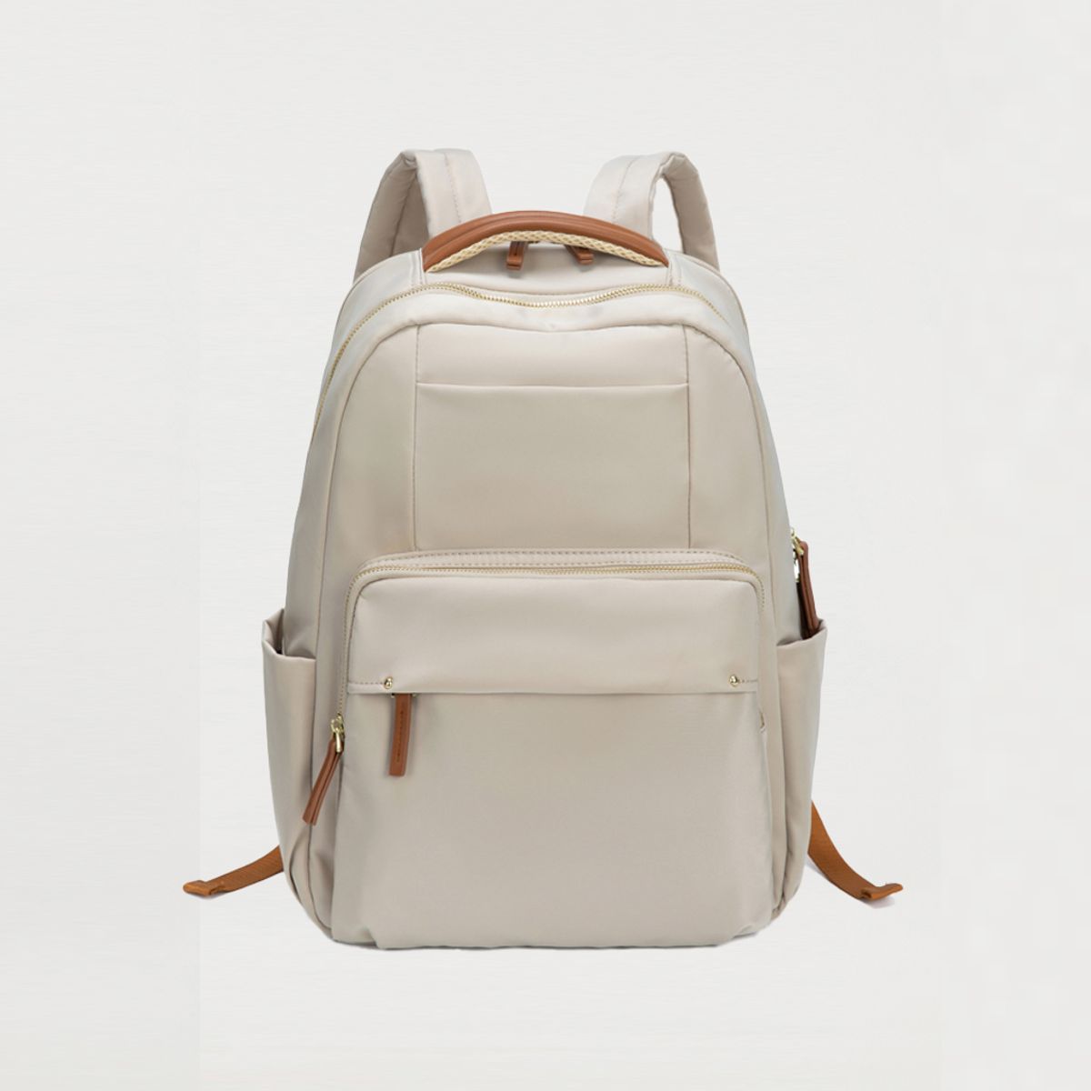 OEM - Mochila Génova con portalaptop hasta 14 - Beige