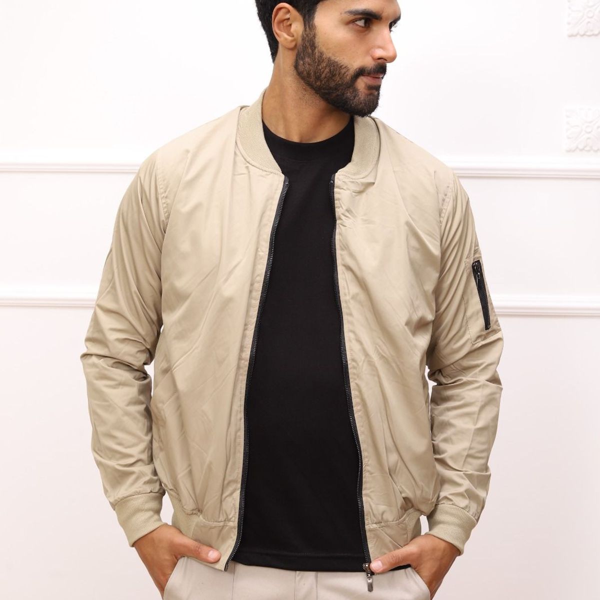 GENERICO - Casaca Genérico Bomber JacketBeige