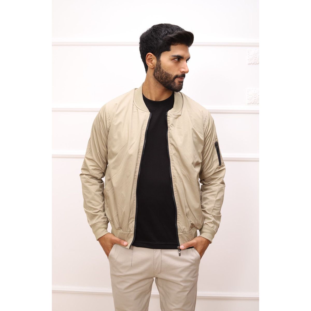 GENERICO - Casaca Genérico Bomber JacketBeige