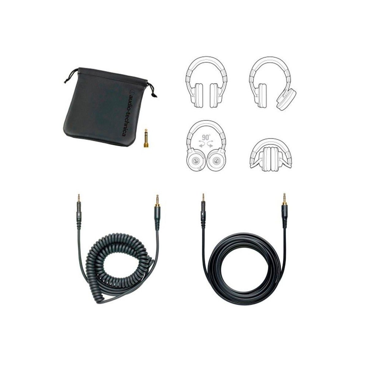 AUDIO TECHNICA - ATH M40X Audio Technica - Audífonos profesionales