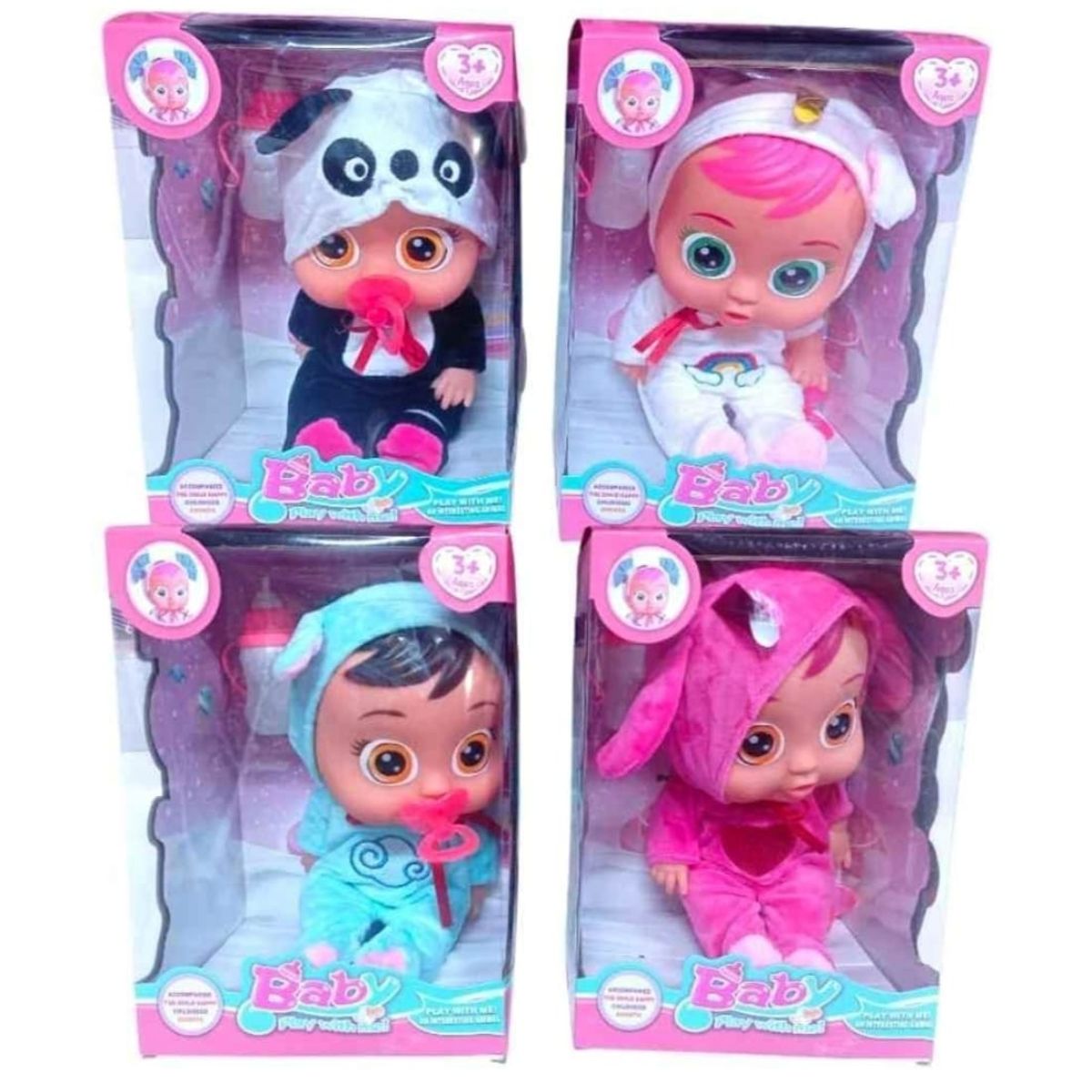 GENERICO - Juguete Muñeca Bebe LLoron 30Cm