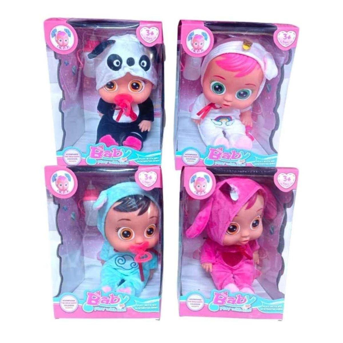 GENERICO - Juguete Muñeca Bebe LLoron 30Cm