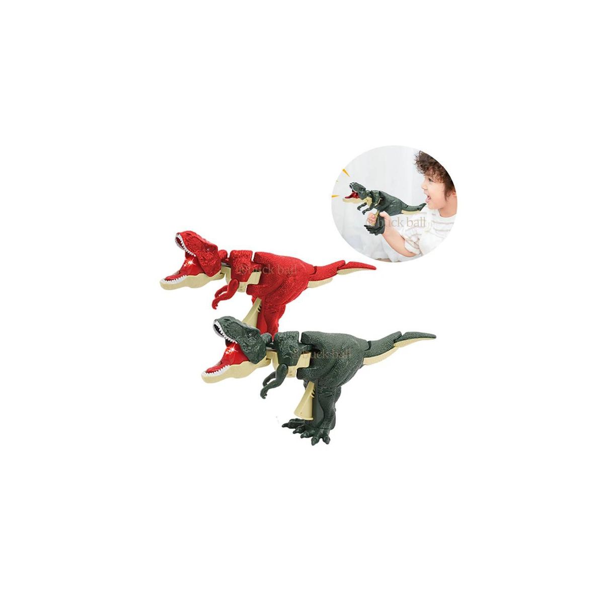 GENERICO - Dinosaurio T-rex Sha Za Tik Tok Descompresión Sonido