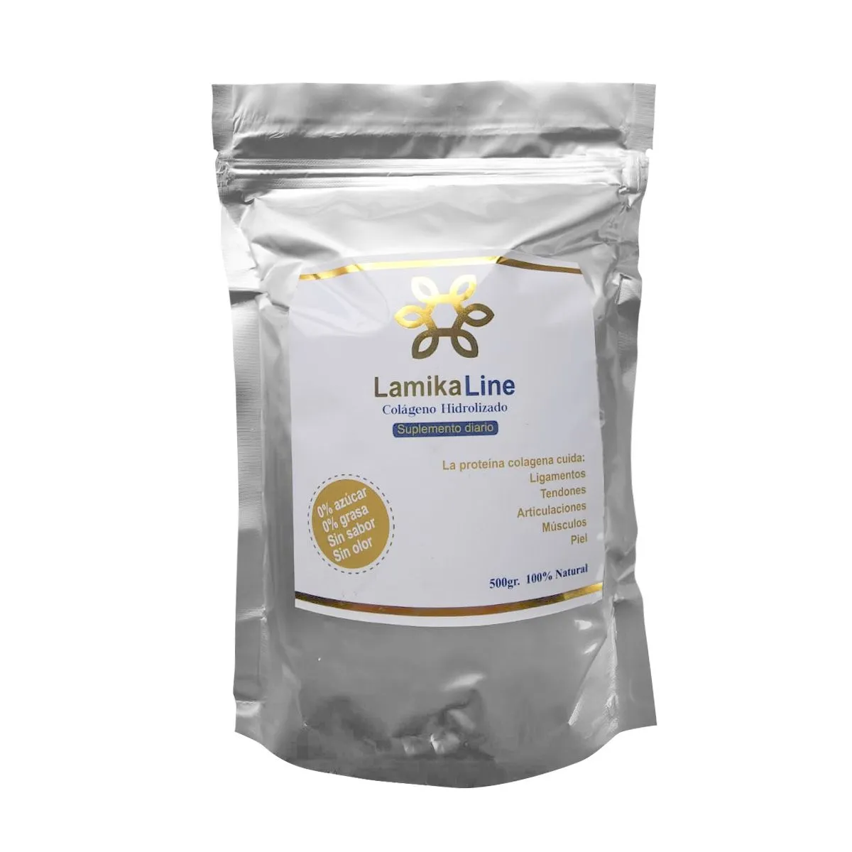 LAMIKA LINE - Colágeno Hidrolizado Puro Proteína Colágena 100%  Lamika Line 500gr