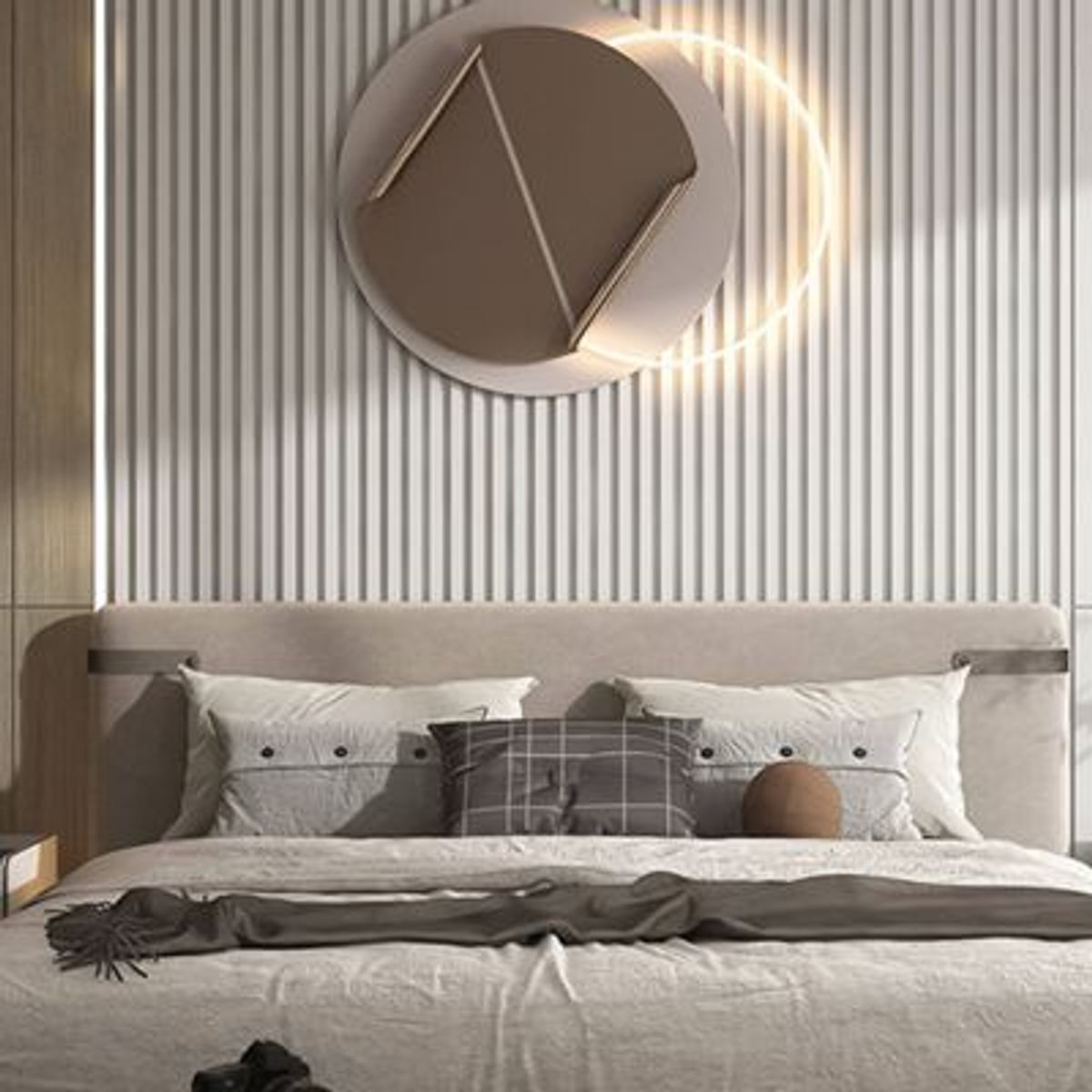 DECORPLAS - Wall Panel Wpc Por Caja De 14 piezas Color Seda Norte Para Decoracion