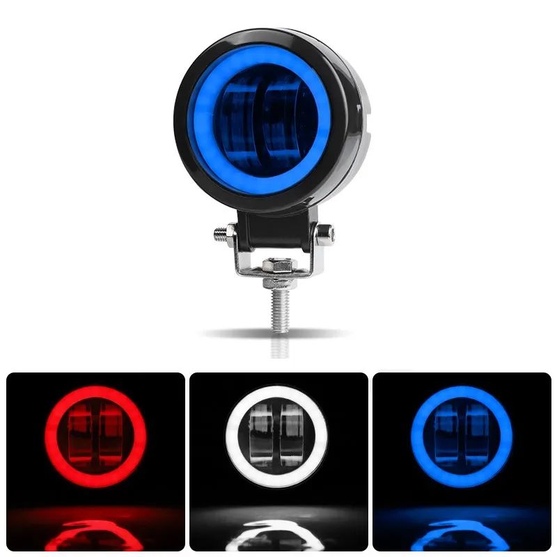 GENERICO - Faro Auxiliar Motocicleta Exploradoras Led Ojo De Ángel Moto