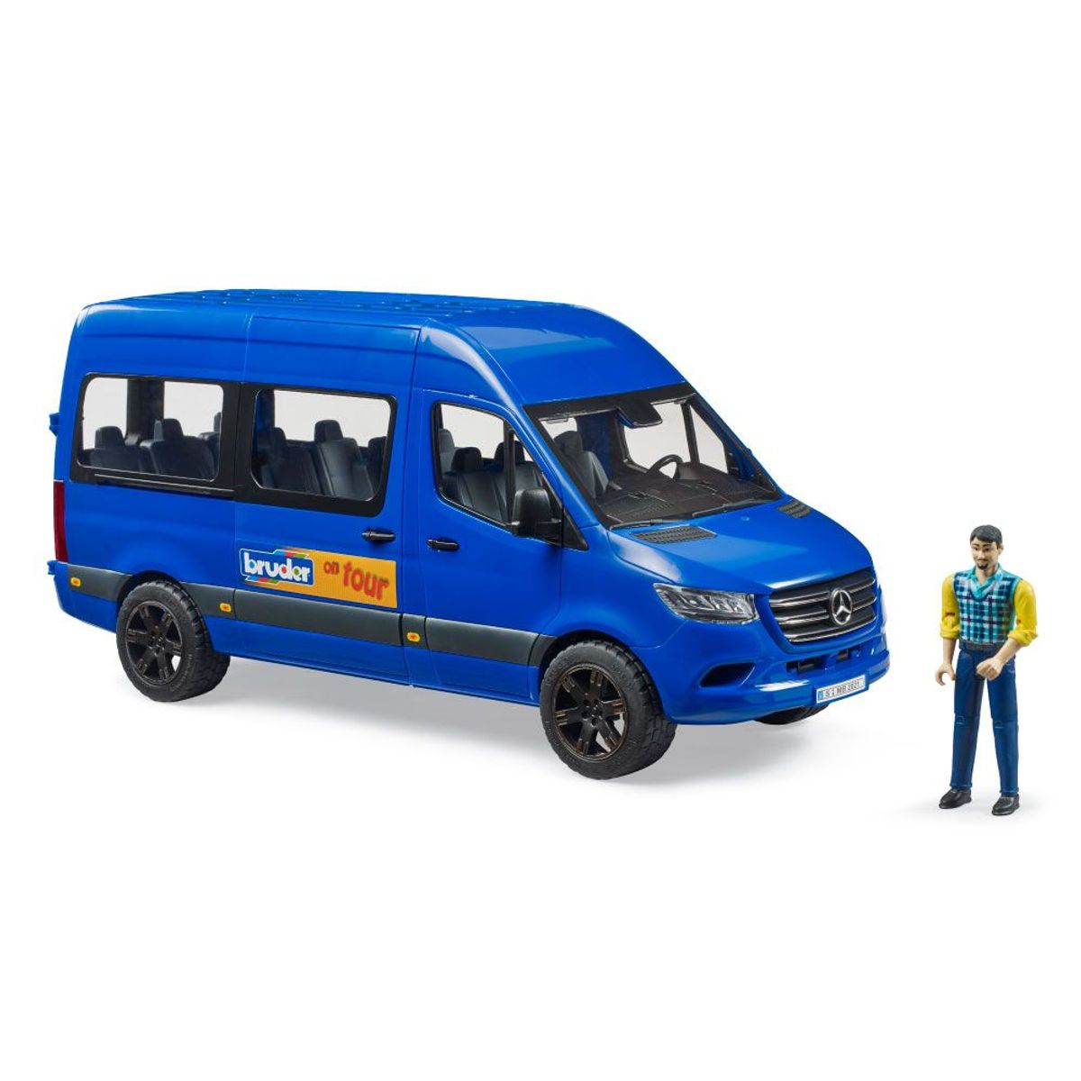 BRUDER - Juguete de Camioneta Van de Transporte Mercedes Bruder 02681