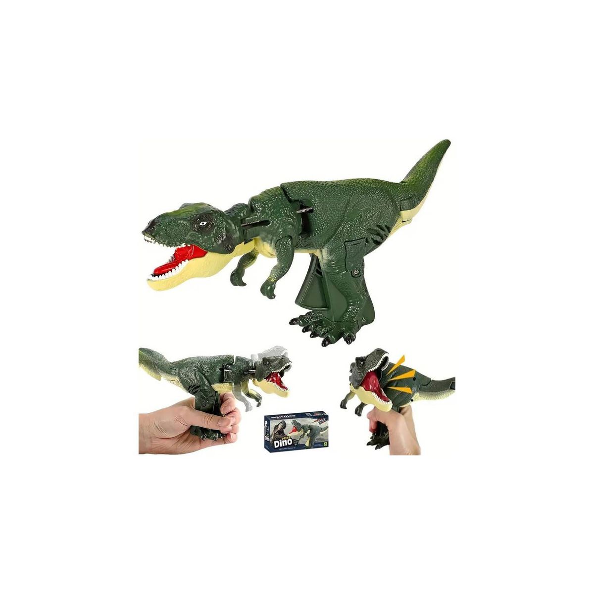 Dinosaurio T-rex Sha Za Tik Tok Descompresión Sonido, marca GENERICO - Foto 2