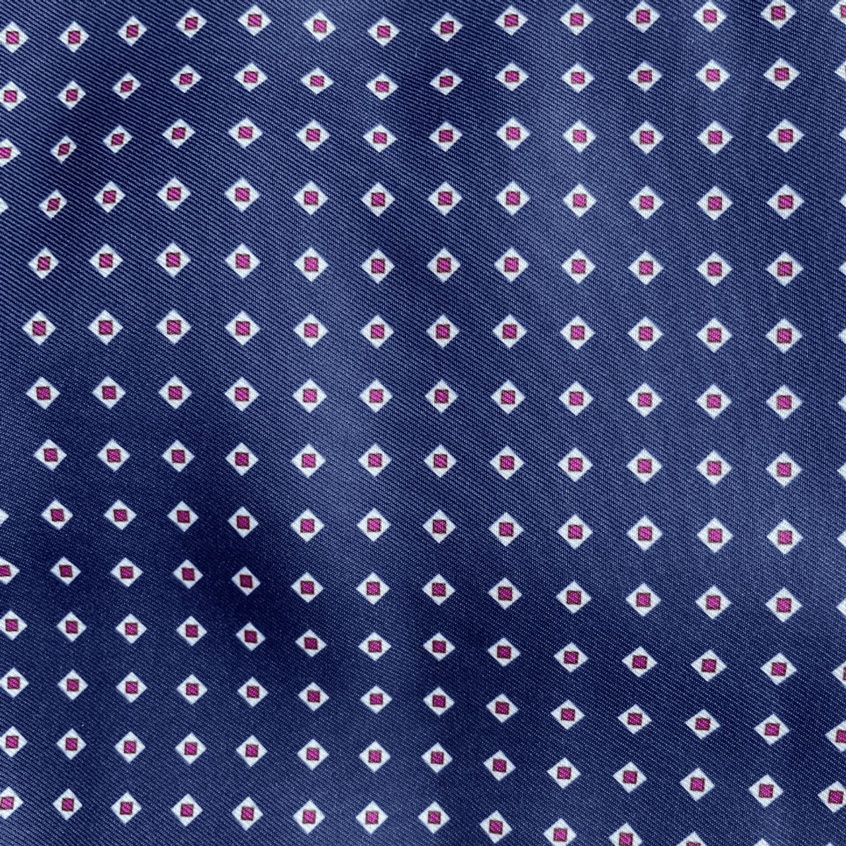 KAST PE - Bufanda Corbata Gazne Ascot Seda Modelo Adrian - Azul